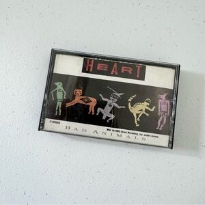 Heart 'Bad Animals' Cassette Tape